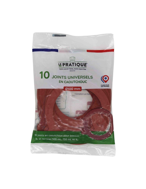 Joints universels pour bocaux ø100mm sachet de 10 - le pratique