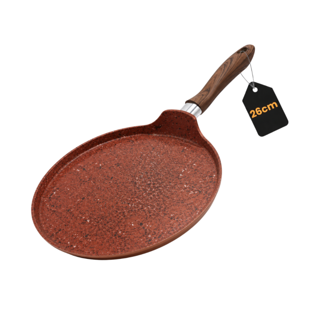 Poêle à crêpes granit - revêtement granit antiadhésif - diamètre 26cm