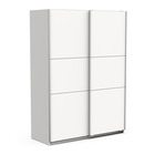 Armoire 2 portes coulissantes - ghost - blanc - 148 x 59,9 x 203 cm - demeyere