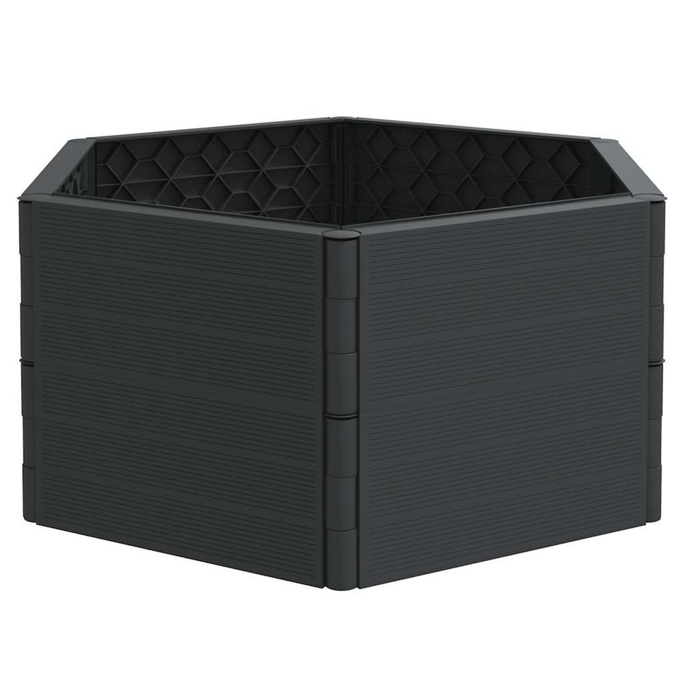 Jardinière anthracite pp