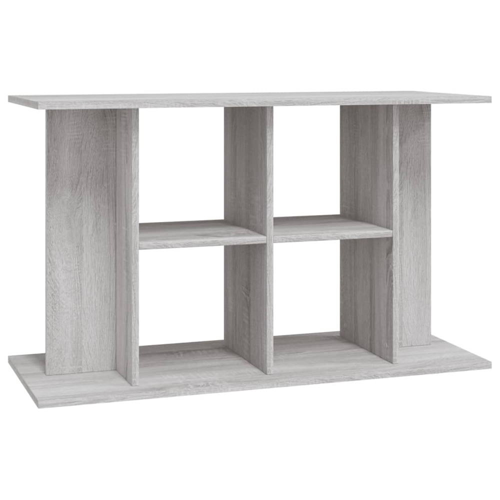Support pour aquarium sonoma gris 100x40x60cm bois d'ingénierie