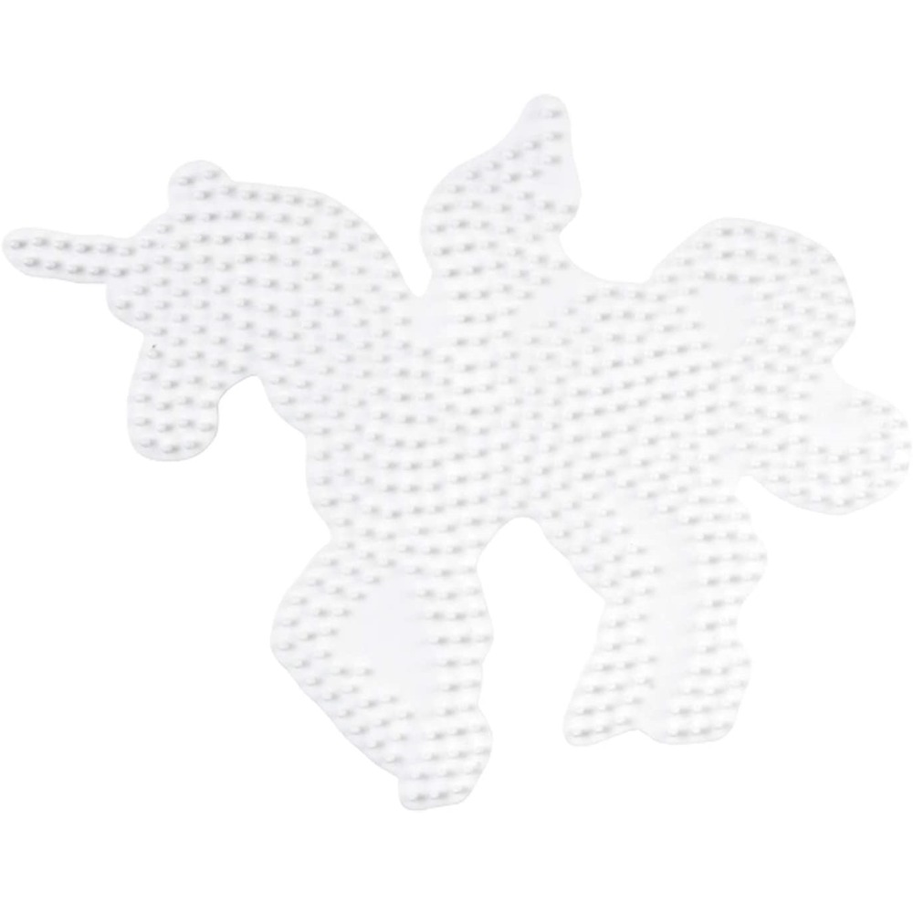 Plaque licorne perles plastique midi
