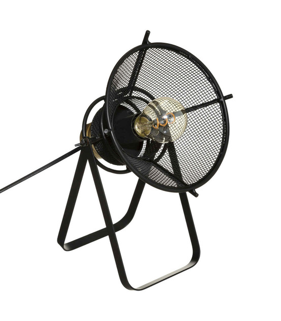 Lampe à poser en métal noir h 31 cm