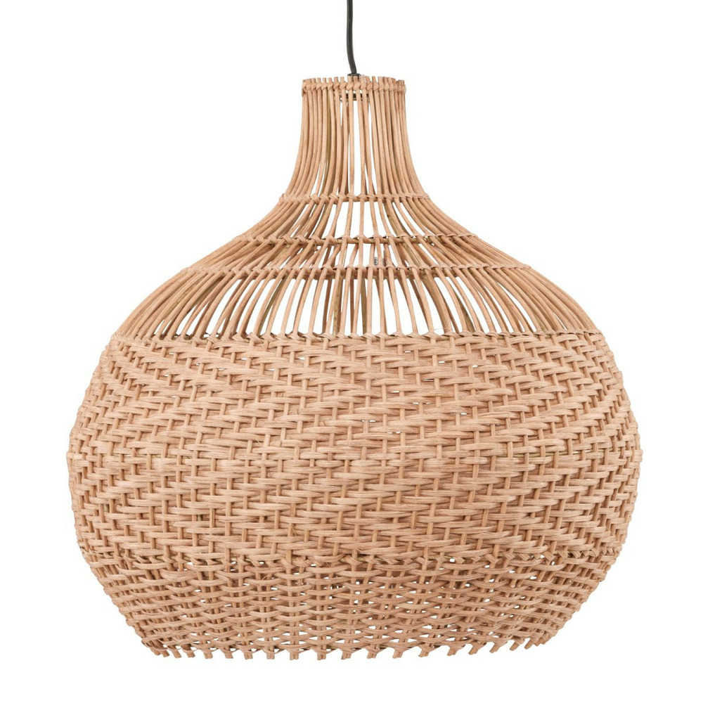 Lampe suspension en rotin 
