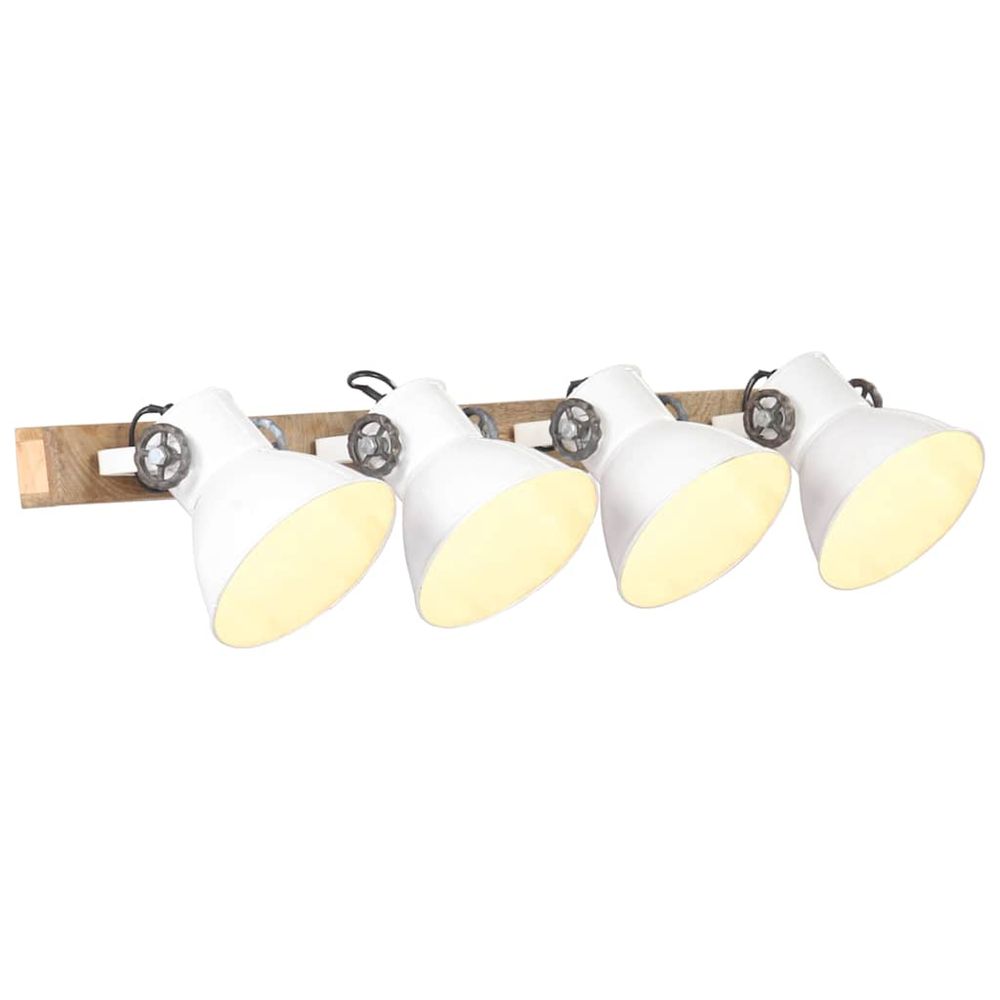 Lampe murale industrielle blanc 90x25 cm e27