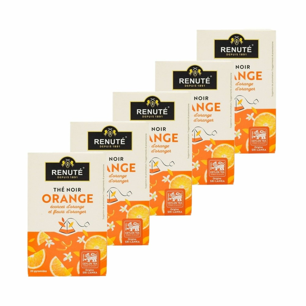 Thé noir à l'orange - 20 sachets - renuté