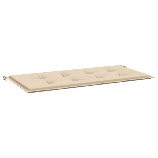 Coussin de banc de jardin beige 120x50x4 cm tissu oxford