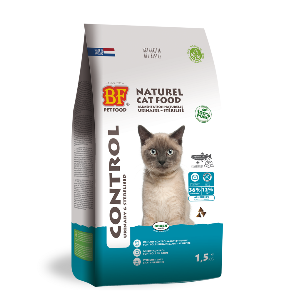 Croquettes pour chat stérilisé ou surpoids, 1,5kg