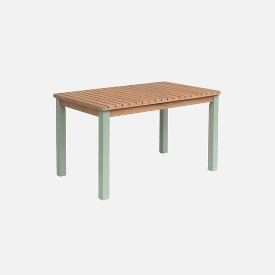 Table de jardin rectangulaire enfant bois d'acacia 4 places - caroline