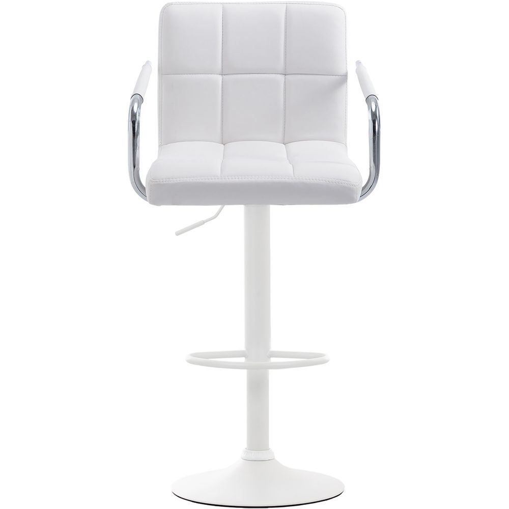 Lot de 2 tabourets de bar lucy v2 blanc