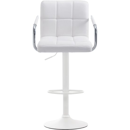 Lot de 2 tabourets de bar lucy v2 blanc