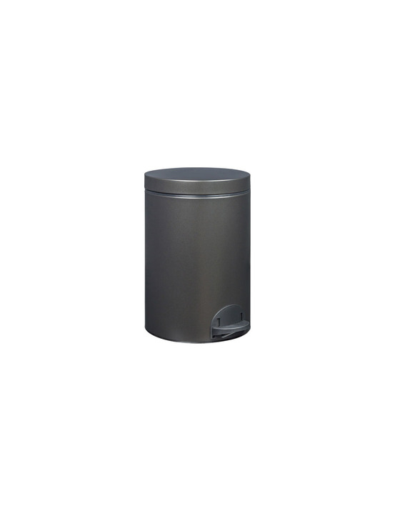Poubelle à pedale 14l noir basalte - 90267