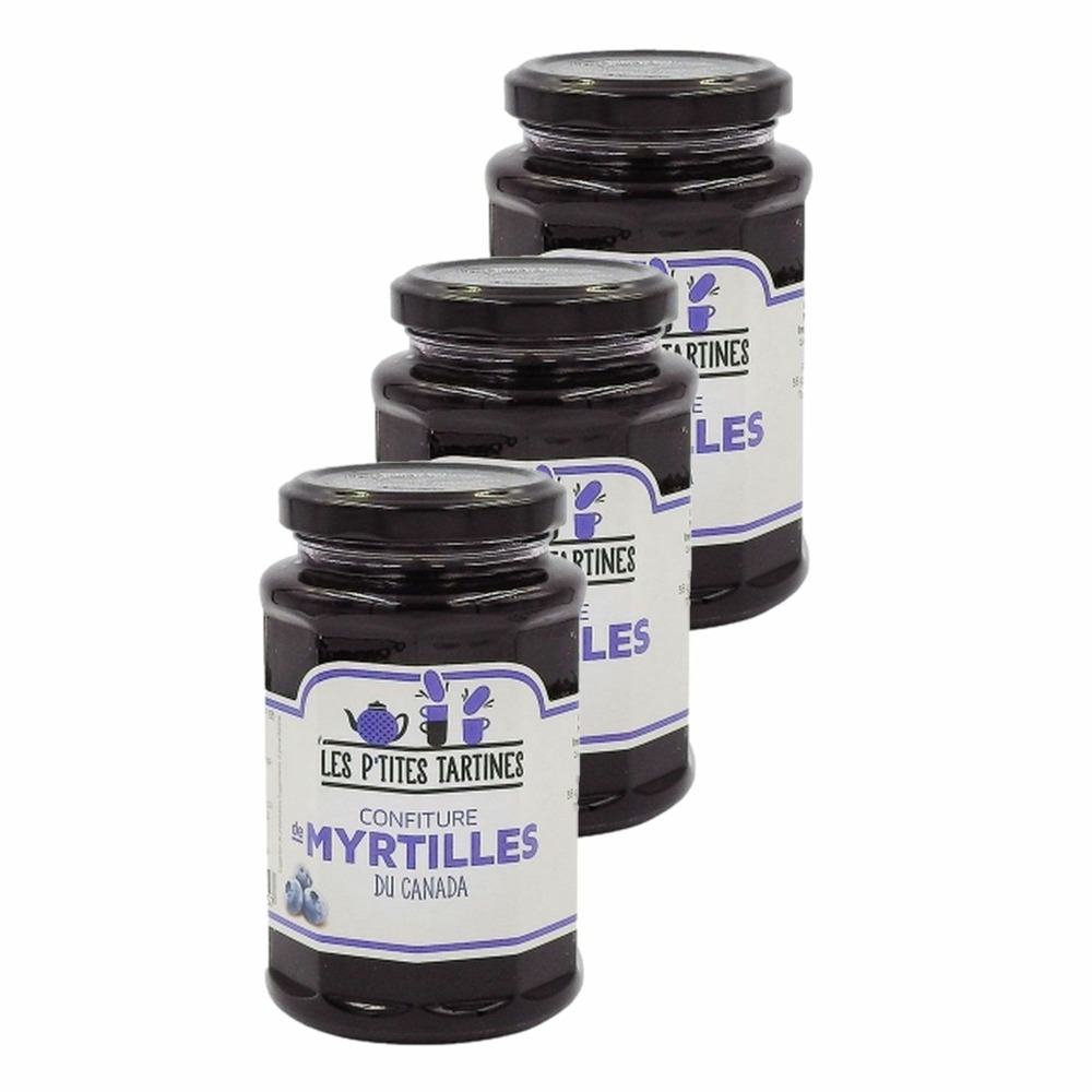 Confiture de myrtilles du canada - les p'tites tartines