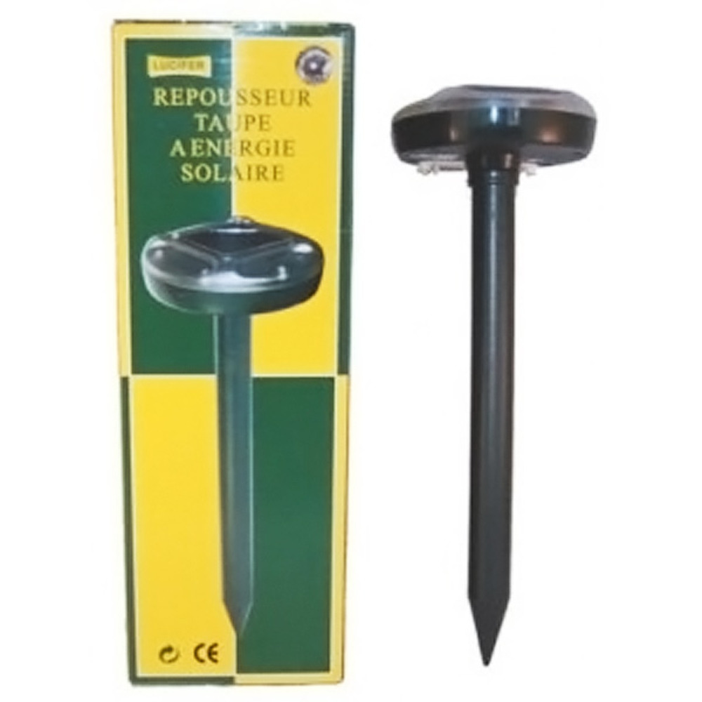 Repousseur ultrasons solaire contre les taupes - 02005