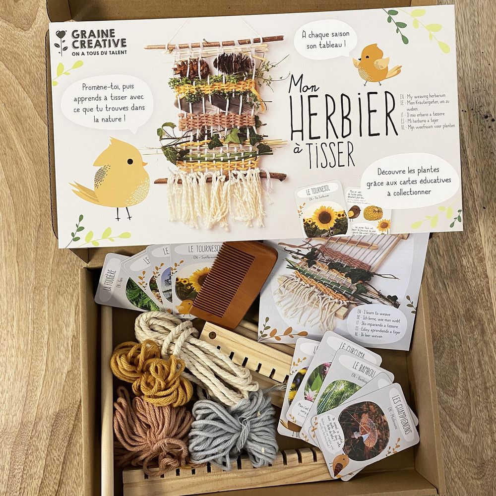 Diy - mon herbier à tisser