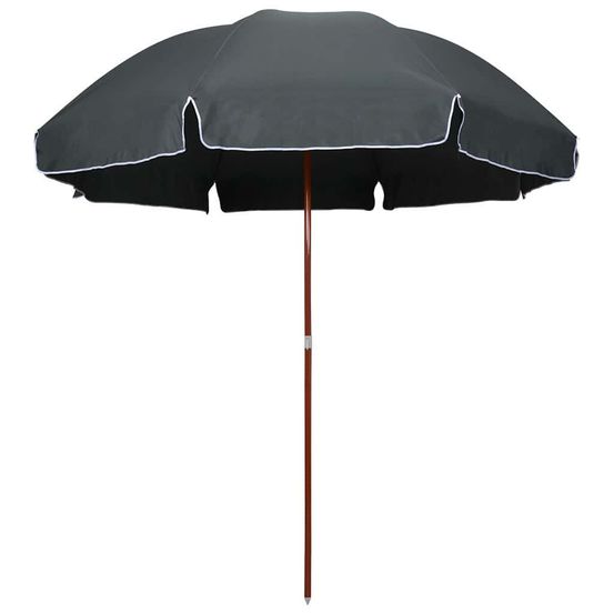 Parasol avec mât en acier 300 cm