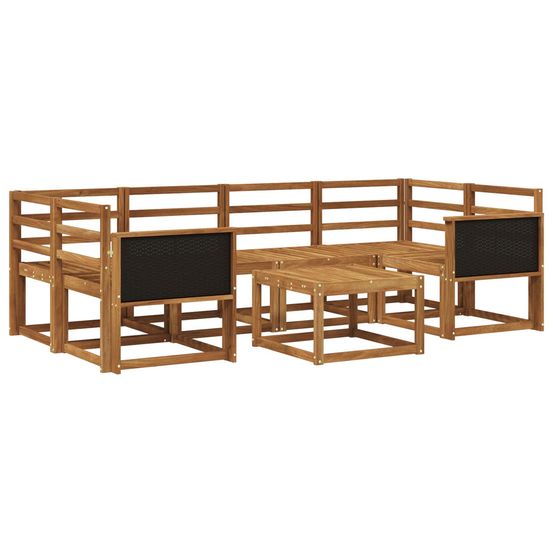 Ensemble de canapés d'extérieur 5 pc naturel