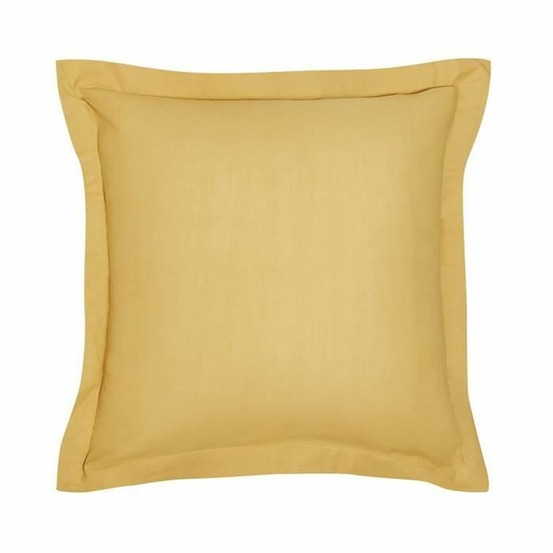 Taie d'oreiller - 63 x 63+5 cm uni - ocre