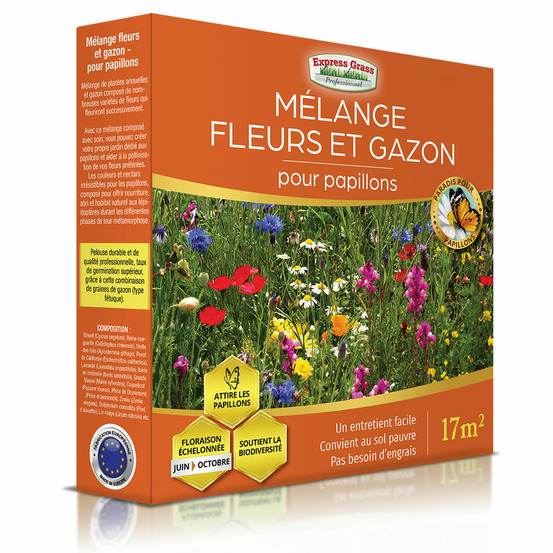 Mélange de fleurs pour papillons (17m2) - gazon japonais