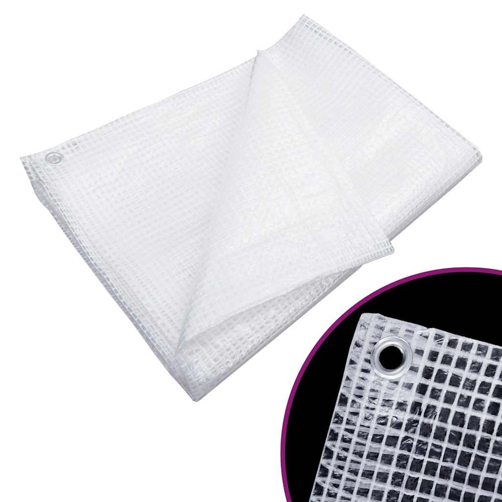 Bâche de gaze 140 g/m² 4x4 m blanc