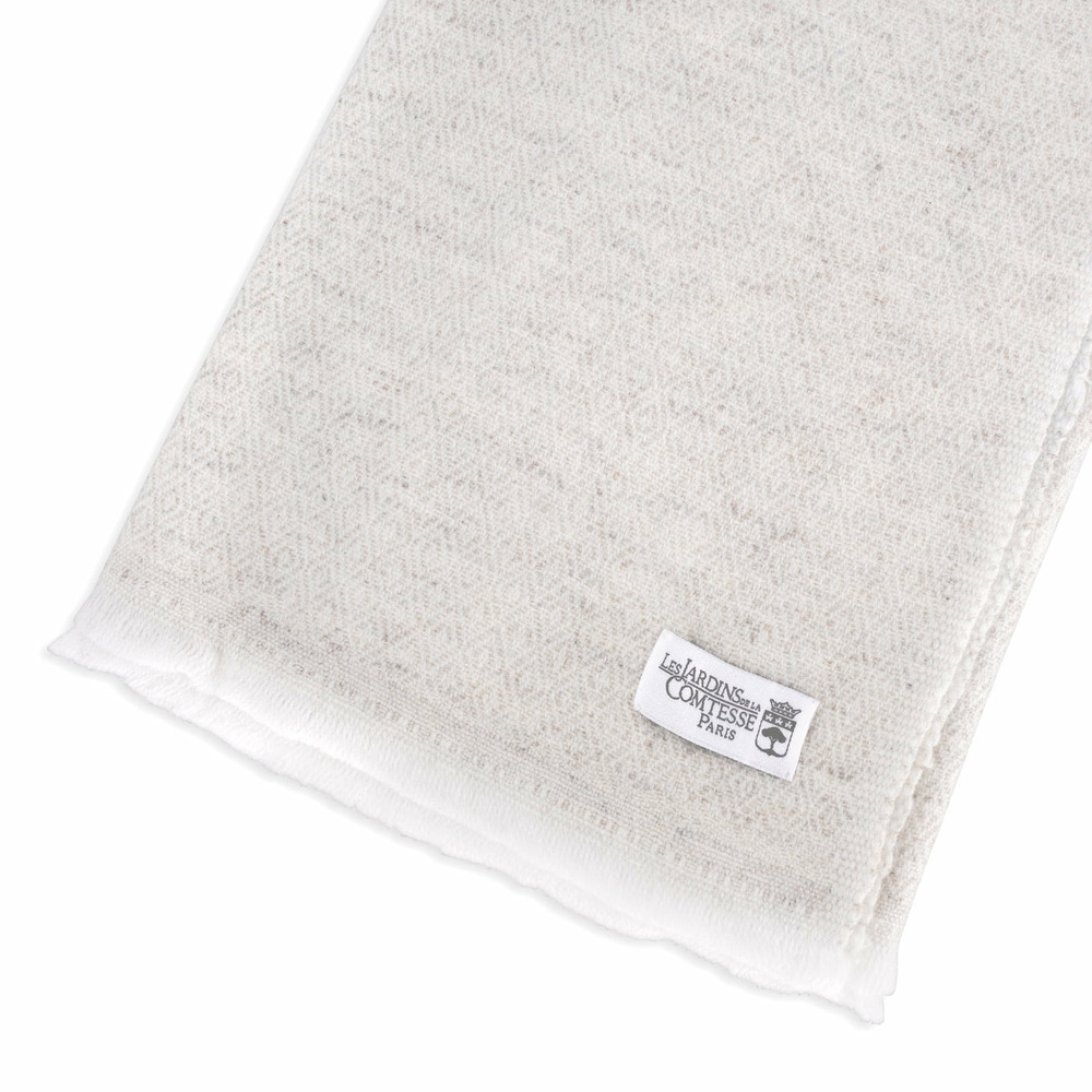 Pashmina cachemire beige amande