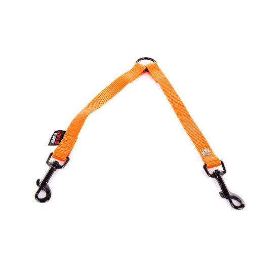 Martin sellier - accouple de laisse pour chiens en nylon martin sellier - collection nylon uni - avec mousqueton carabine