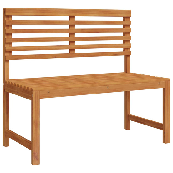 Banc de jardin marron 100 x 50 x 91cm bois d'acacia massif