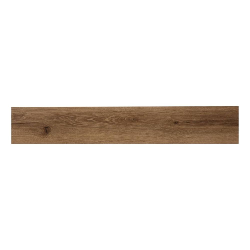 Lot de 7 lames adhésives pvc vera 15x91cm marron naturel