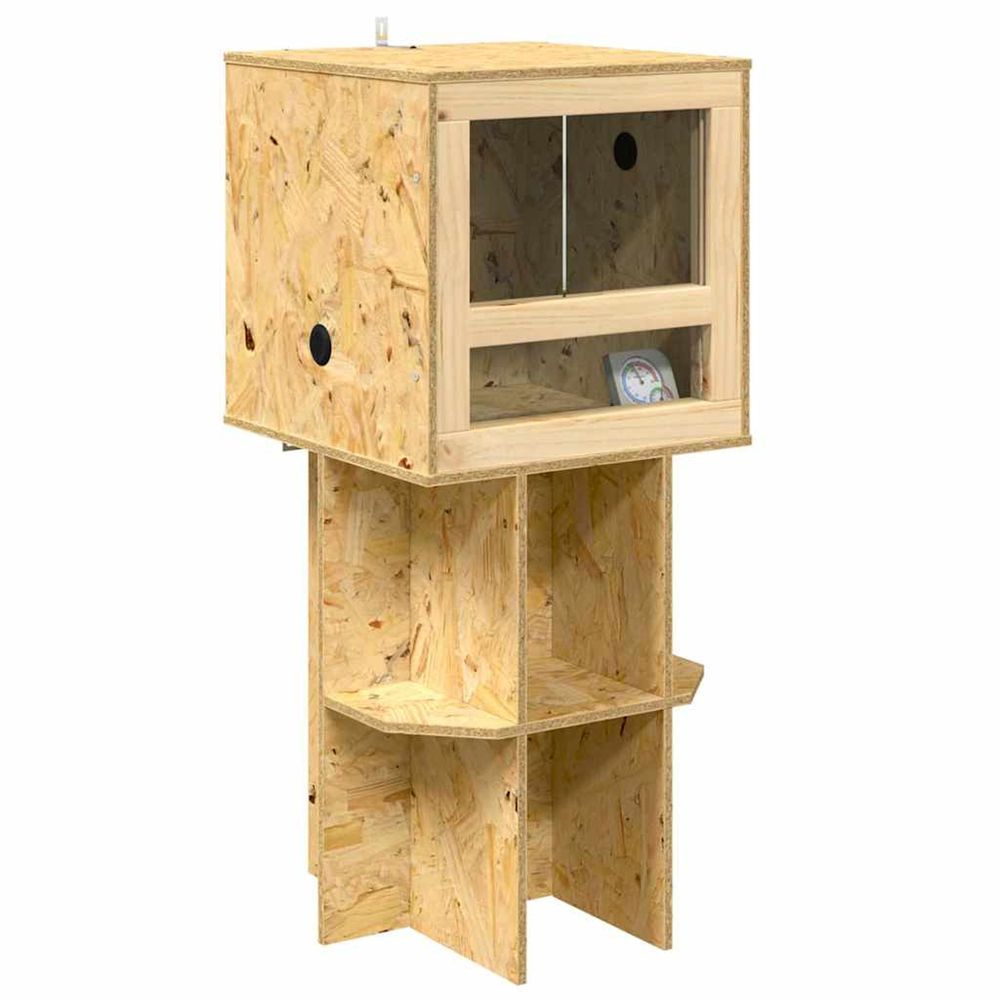 Terrarium marron 40 x 40 x 90 cm osb