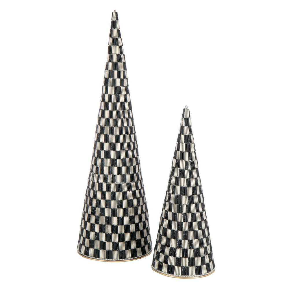 Lot de 2 cônes déco 