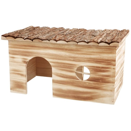 Cage pour rongeurs natural living grete 45x24x28 cm bois 61975