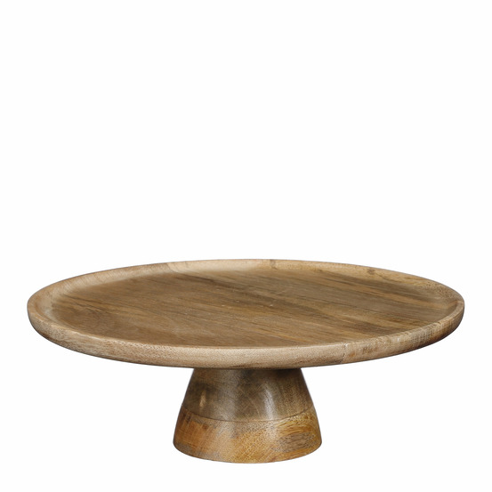 Mica decorations - présentoir à gâteaux en bois marron clair d30