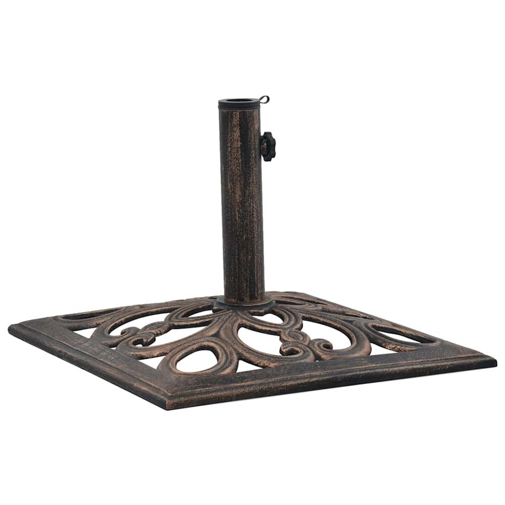 Socle de parasol Bronze 12 kg 49 cm