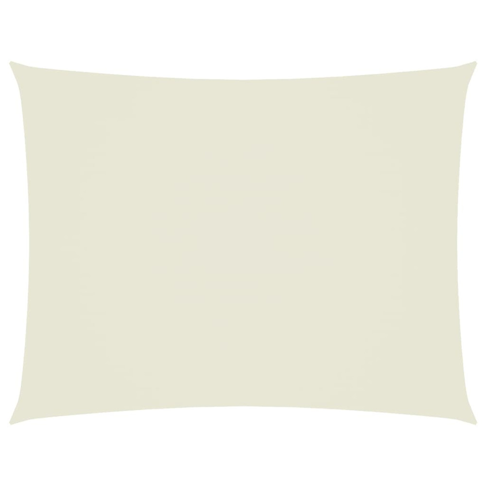 Voile de parasol tissu oxford rectangulaire 5x7 m crème