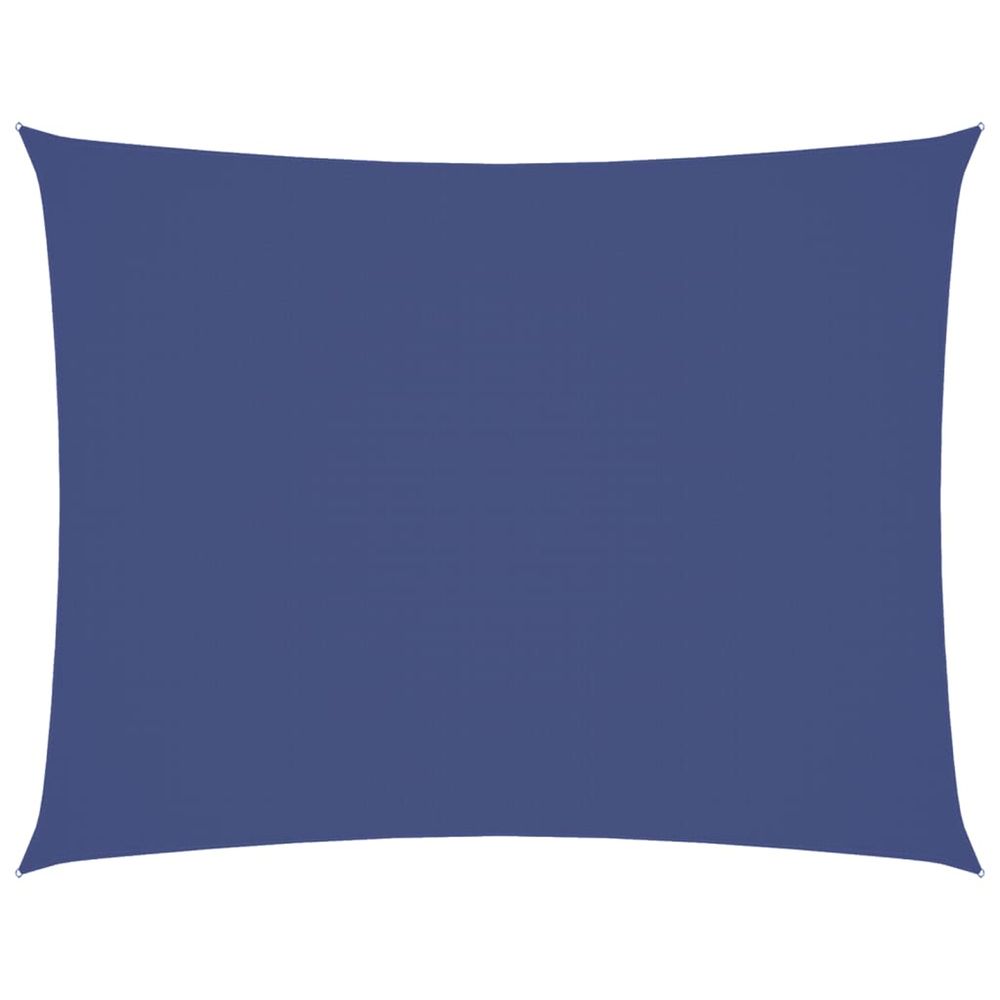 Voile de parasol tissu oxford rectangulaire 3x4,5 m bleu
