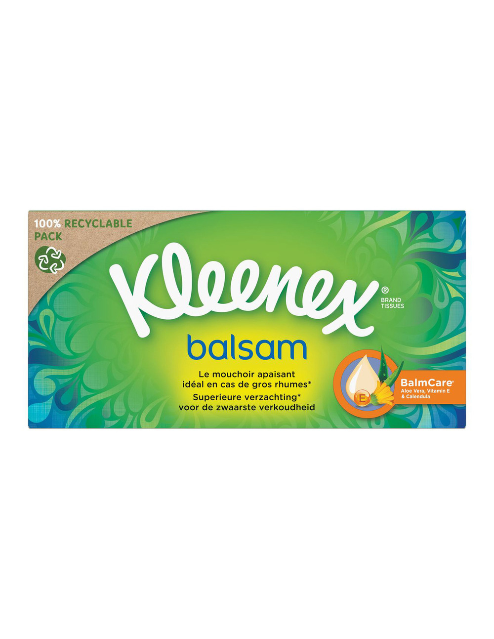 Boîte de mouchoirs balsam 64 mouchoirs