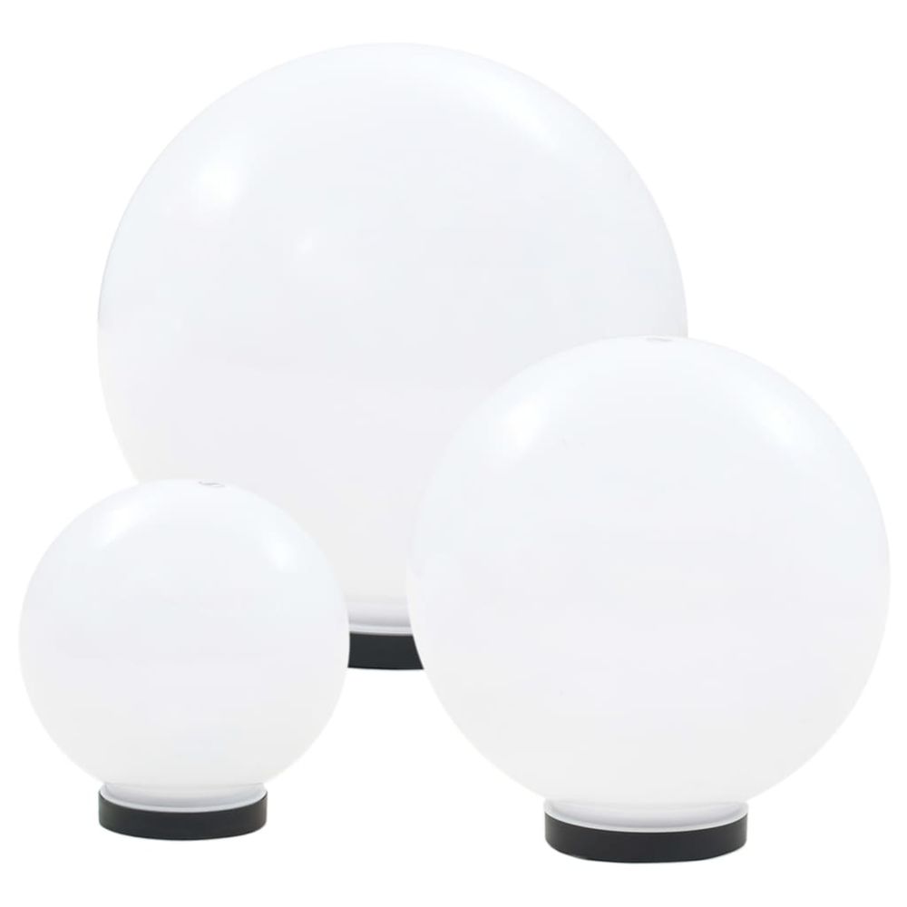 JEU DE LAMPE BOULE A LED 3 PCS-(865599)