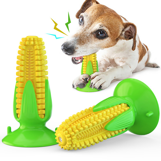 Jouets de mâche pour chien en forme de maïs