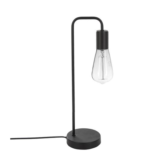Lampe à poser en métal noir h 45.5 cm