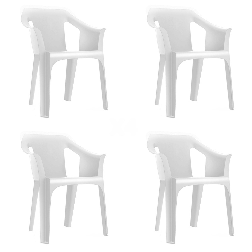 Fauteuil intérieur extérieur cool set de 4 - resol