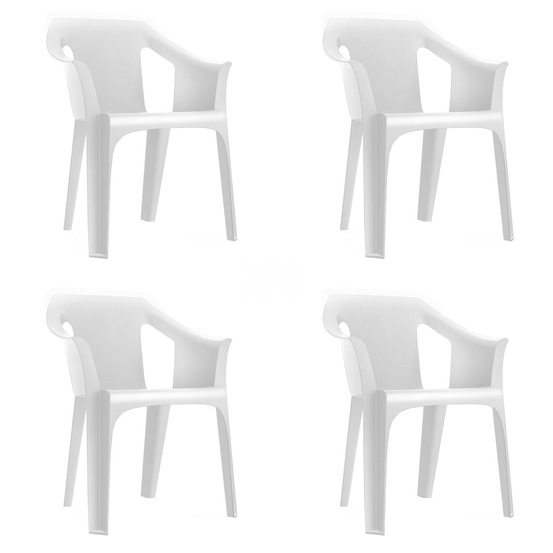 Fauteuil intérieur extérieur cool set de 4 - resol