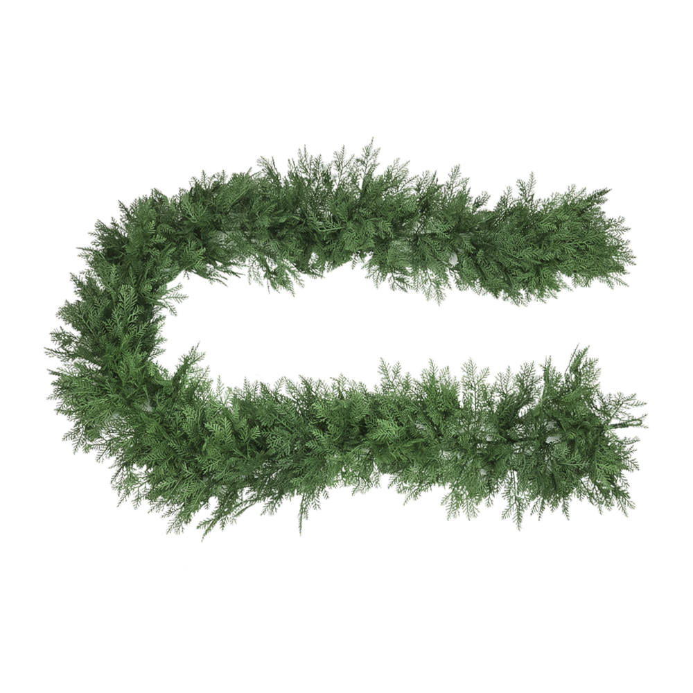 Guirlande de noël artificielle 180 cm - style cyprès - little grove