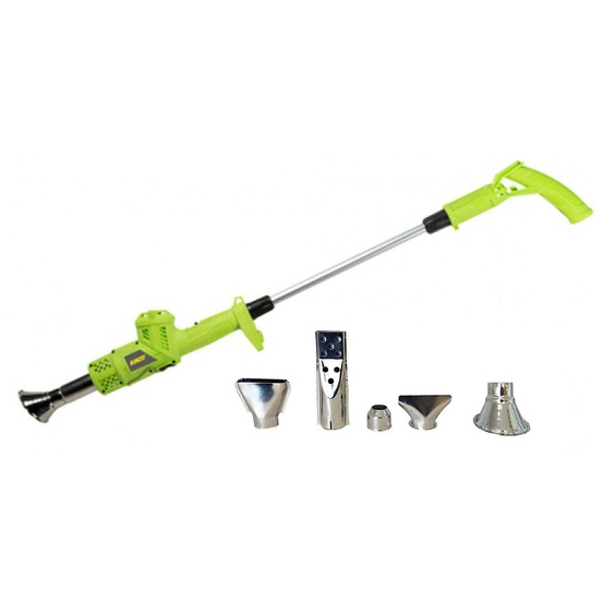 Désherbeur thermique 230 v 2000 w 5 embouts kz garden