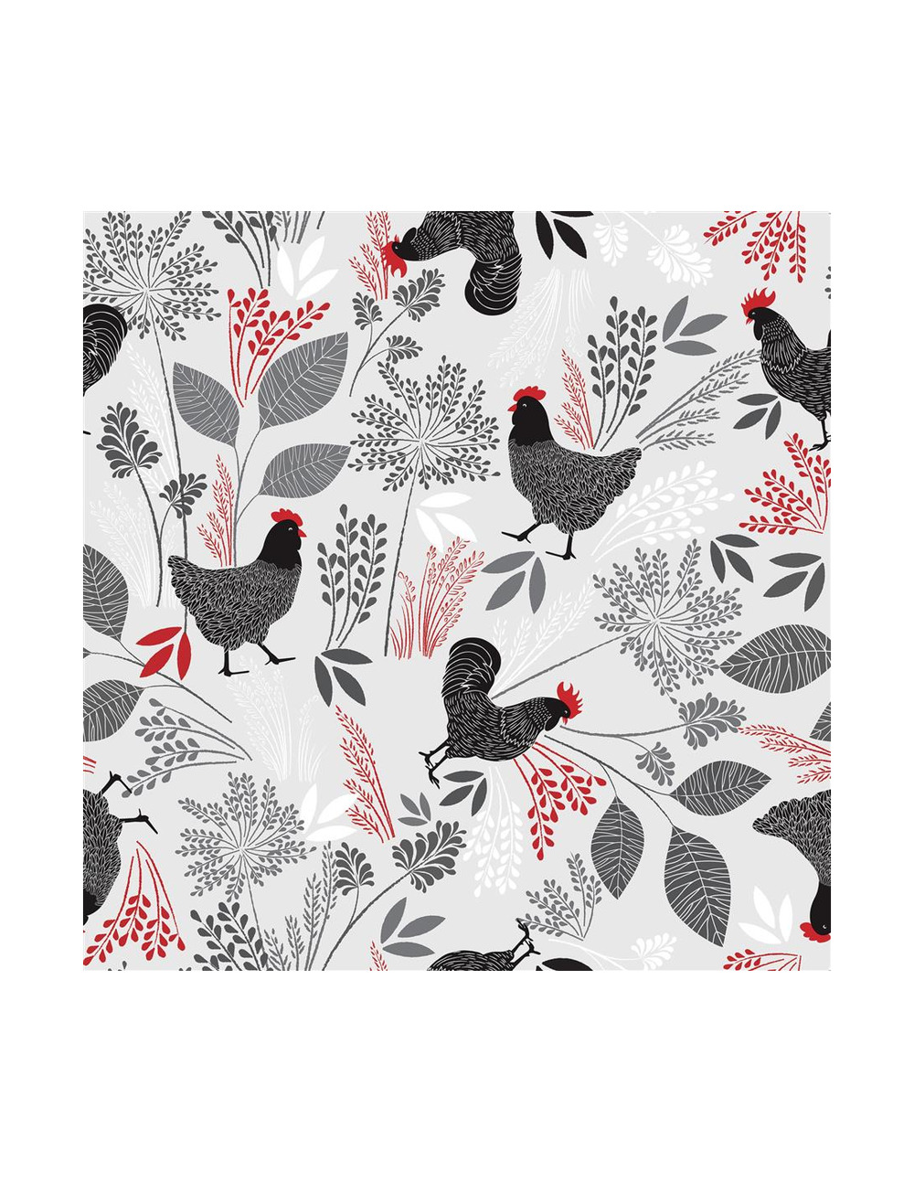 Toile cirée déco access deco gris rl de 140cmx20m - access deco