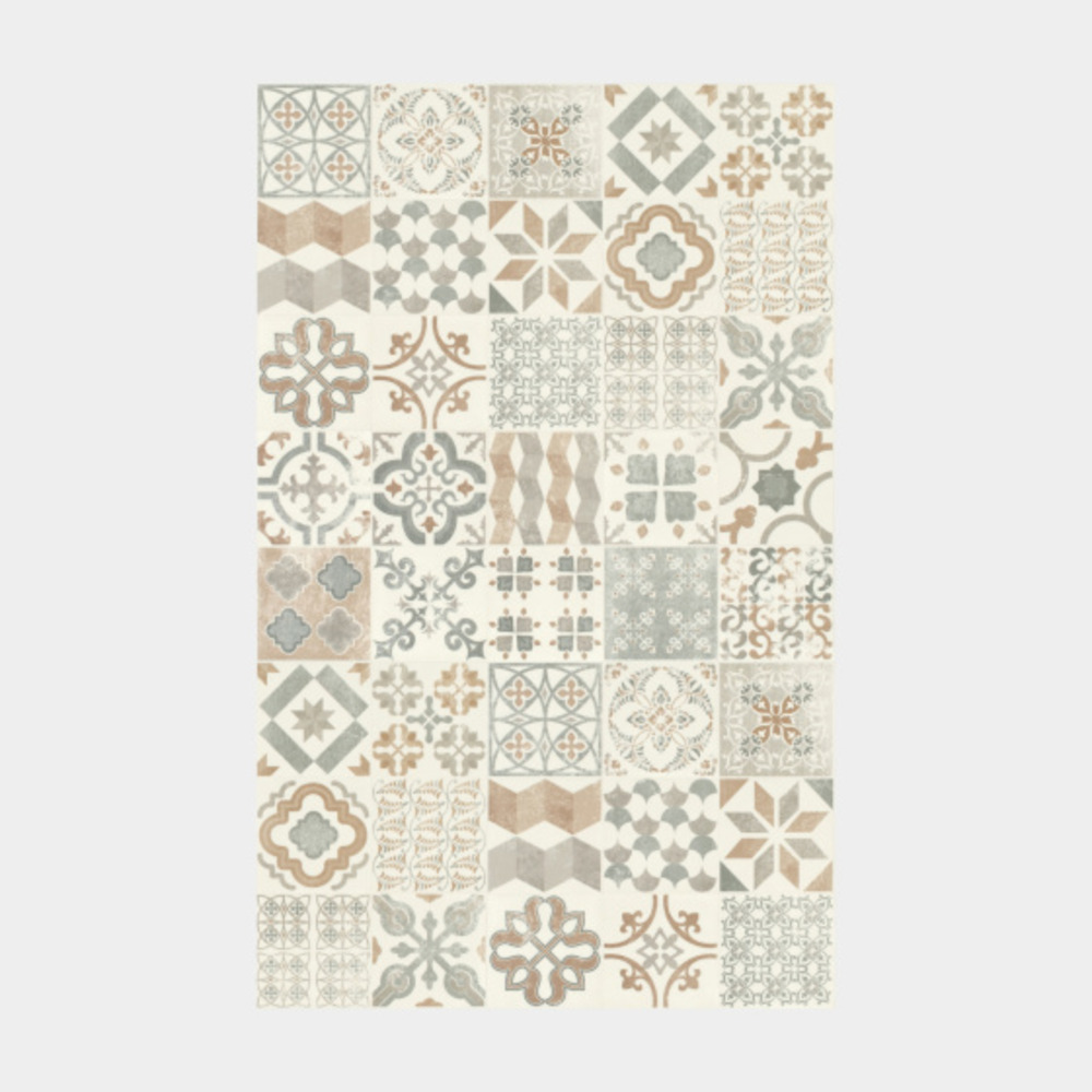 Tapis De Cuisine SUD TRADING Carreaux De Ciment - 45x130 Cm, Bleu, Neuf Sous Emballage