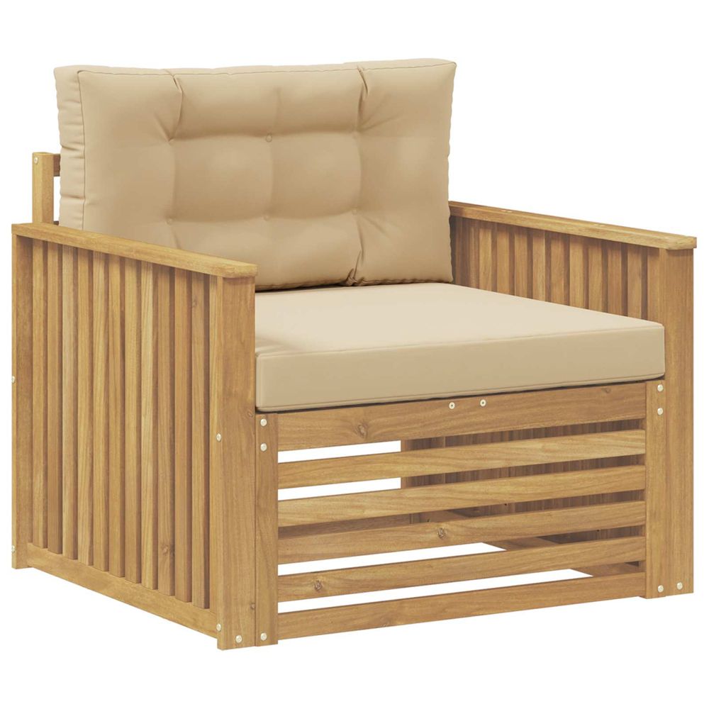 Canapé d’extérieur polyester blanc