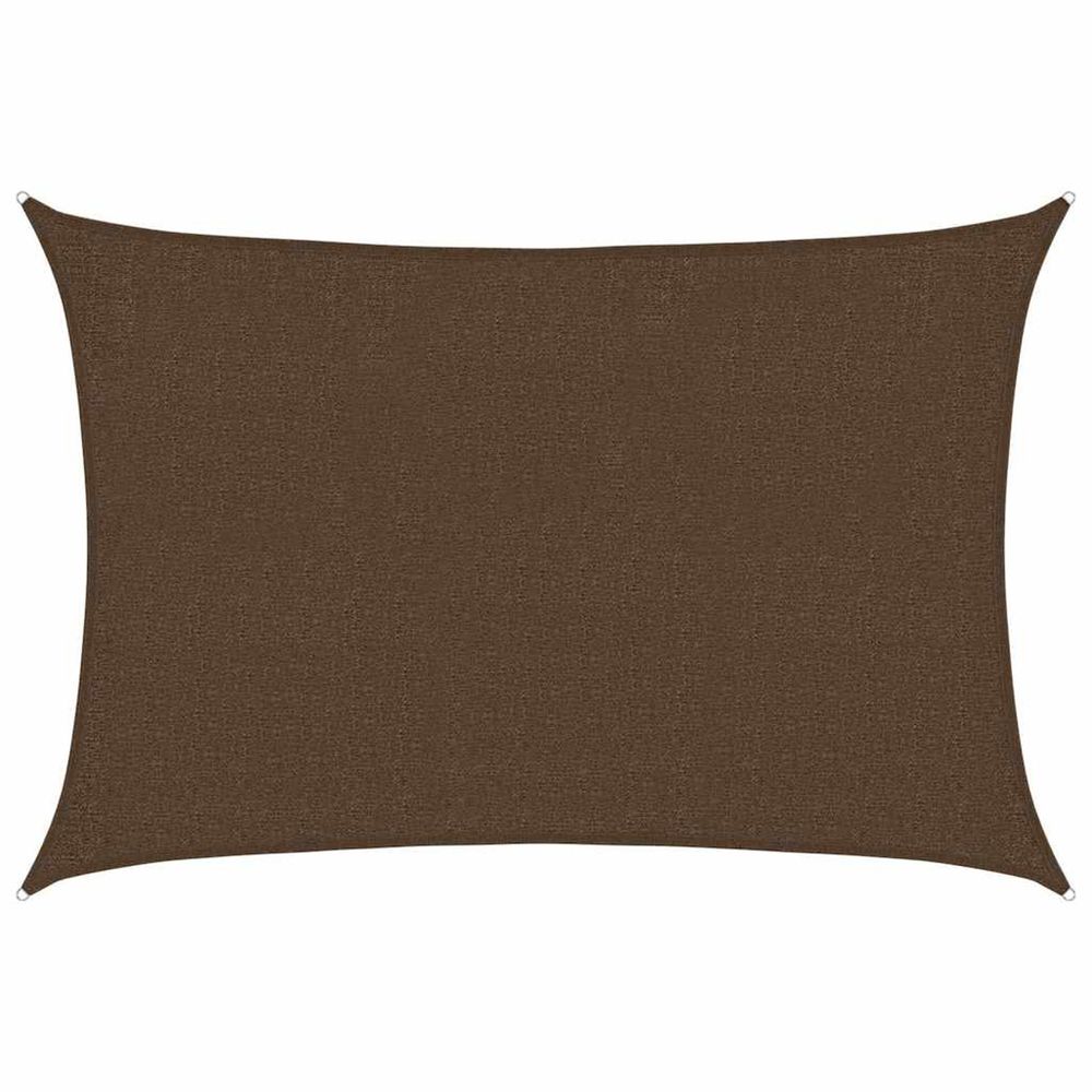 Voile d'ombrage 160 g/m² marron 2x2,5 m pehd