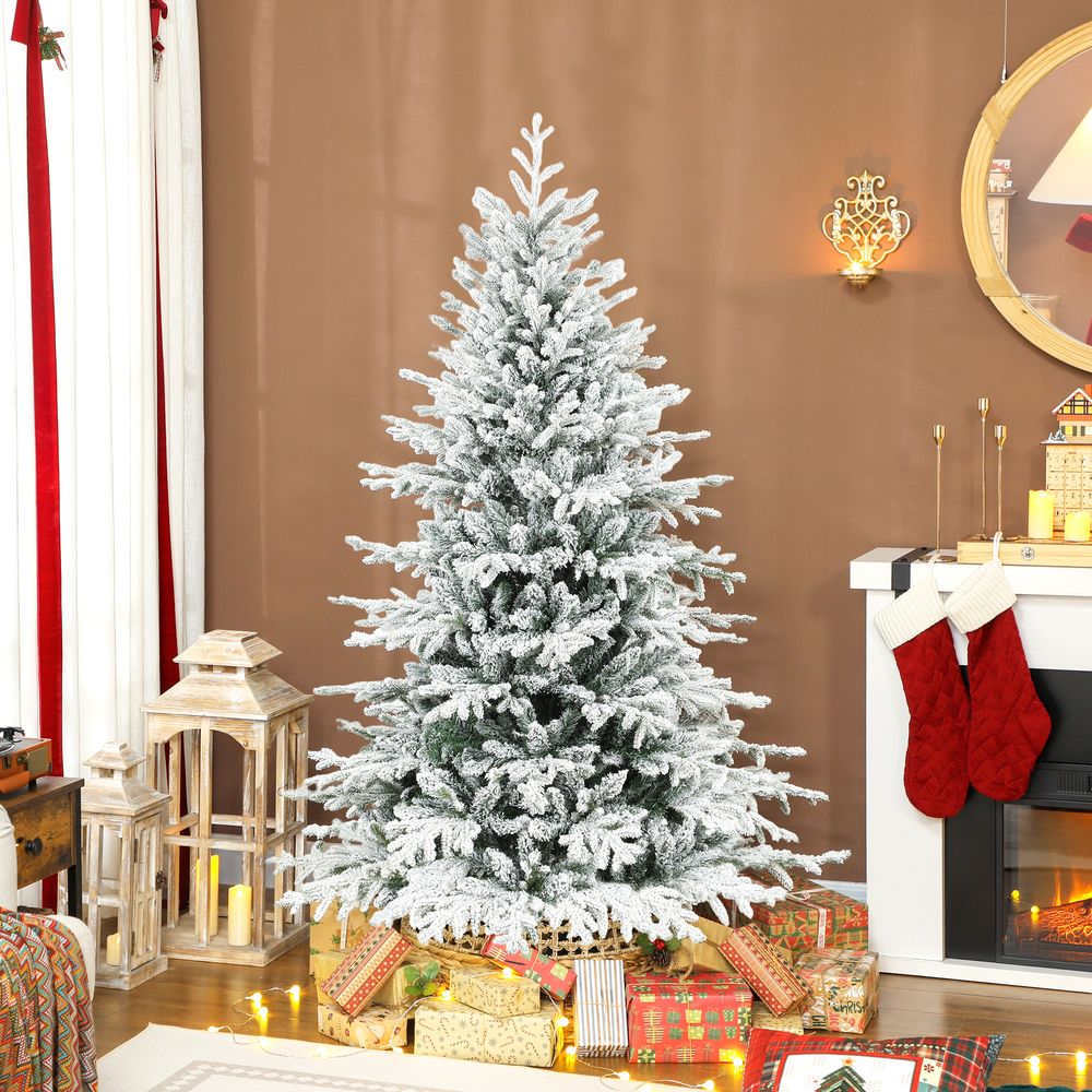 Sapin de noël artificiel en plastique vert 180 cm