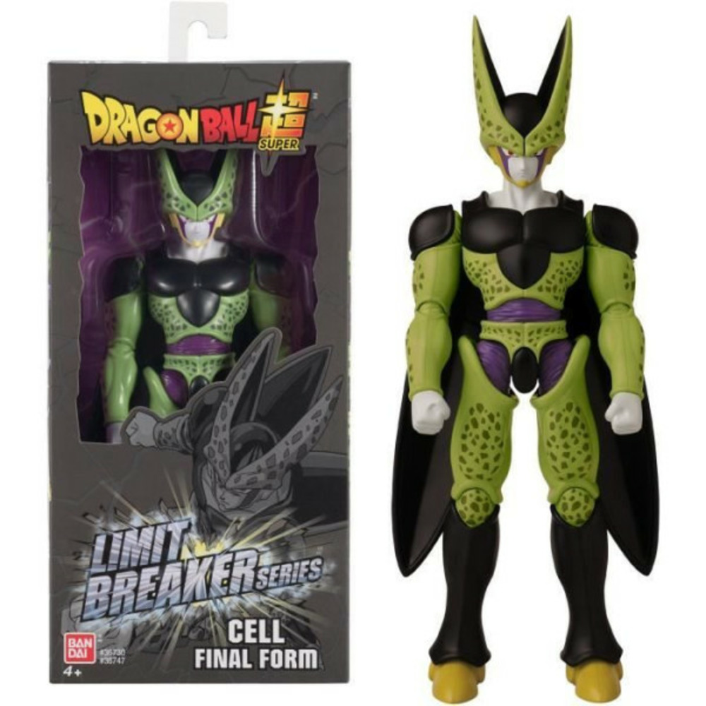 Figurine géante dragon ball limit breaker cell forme finale - bandai - 30 cm