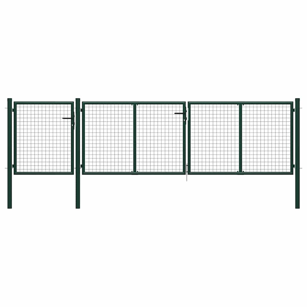 PORTAIL DE JARDIN ACIER 400 8-(864124)